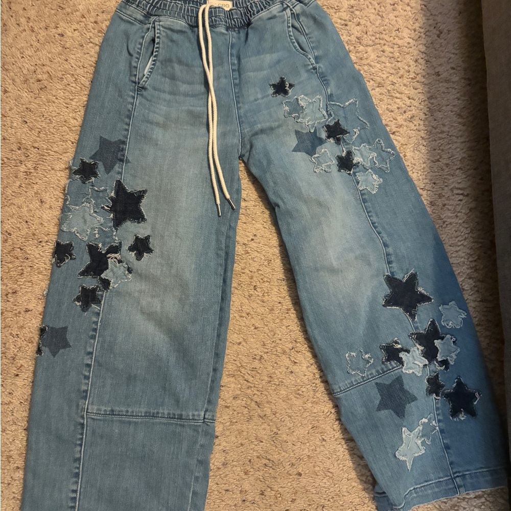 ANTHROPOLOGIE PILCRO STAR JEANS XXS NEW